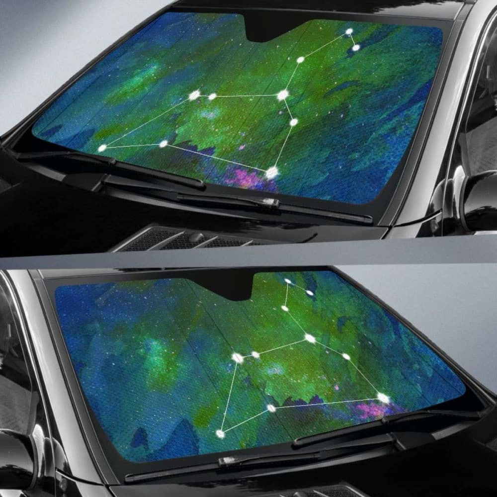 Zodiac Leo Car Sun Shade