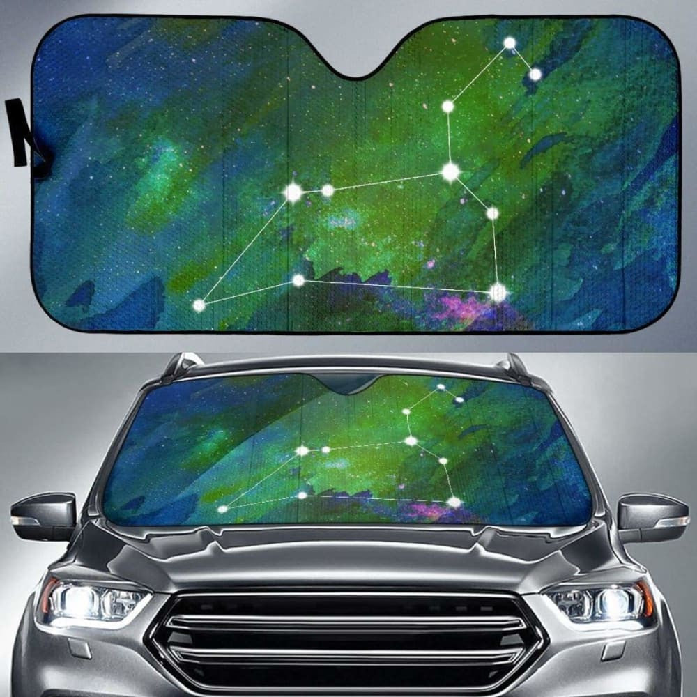 Zodiac Leo Car Sun Shade