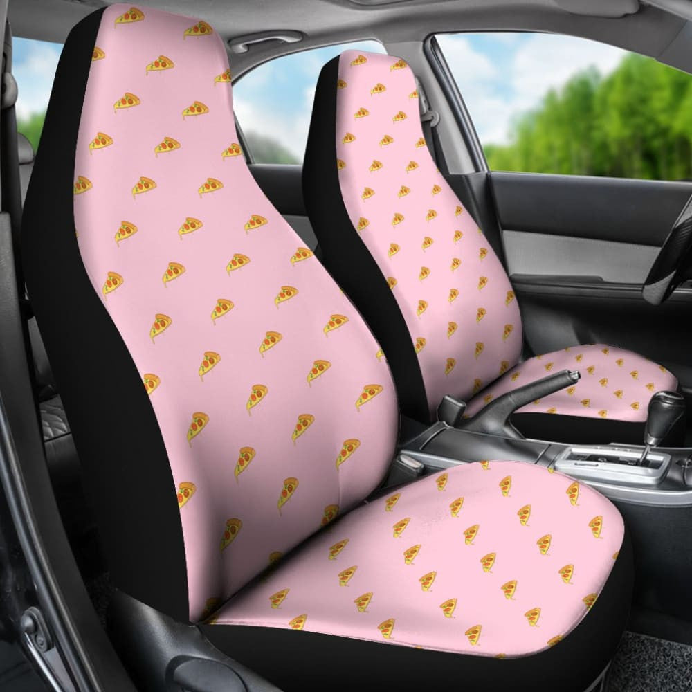 Pizza Design Pattern Universal Fit Car Seat Covers