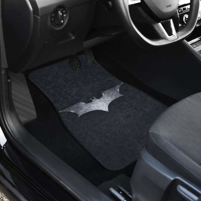 Batman Silver Logo Car Floor Mats