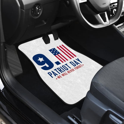 Amazing Gift Idea . Patriot Day We Will Never Forget Car Floor Mats