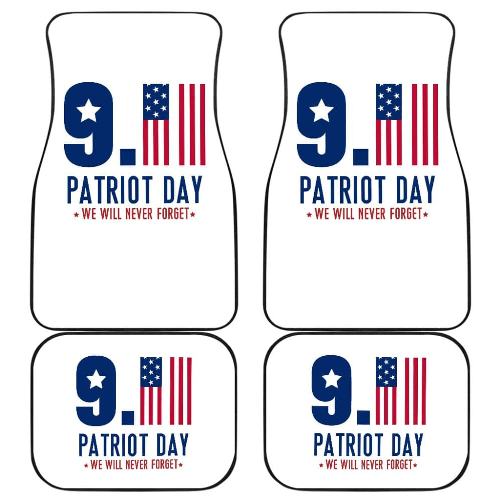 Amazing Gift Idea . Patriot Day We Will Never Forget Car Floor Mats