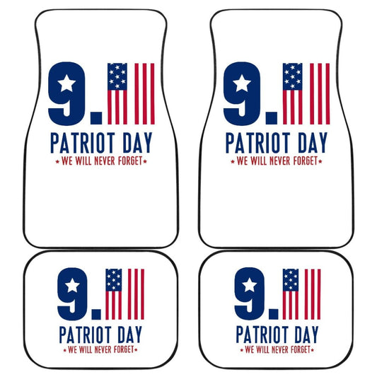 Amazing Gift Idea . Patriot Day We Will Never Forget Car Floor Mats