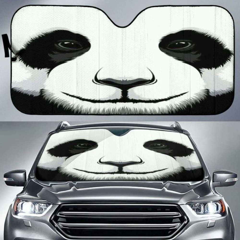 Panda face Auto Sun Shades