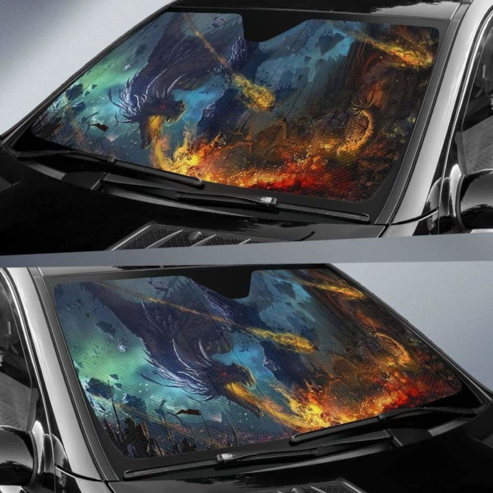 Cool Dragon Attack Sun Shade amazing best gift ideas
