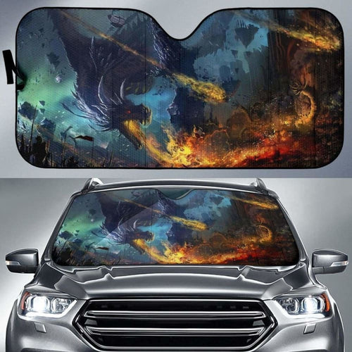 Cool Dragon Attack Sun Shade amazing best gift ideas