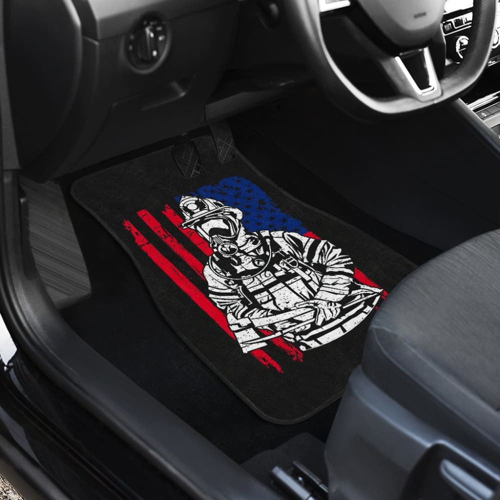 Firefighter First In, Last Out Car Floor Mats