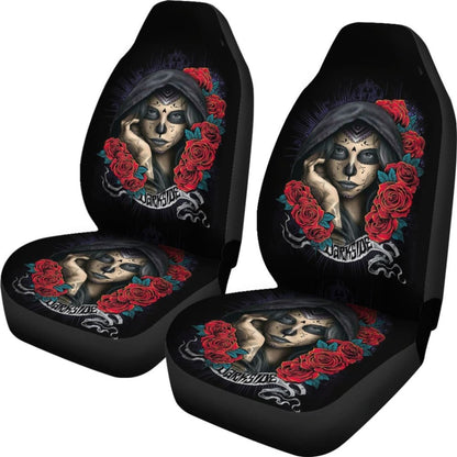 Darkside Sugar Skull Car Seat Covers