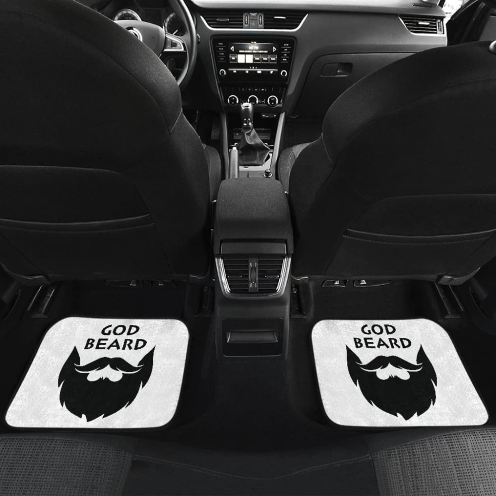 God Beard and Have Fun Car Floor Mats