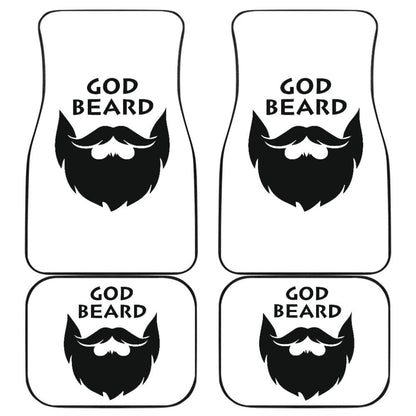 God Beard and Have Fun Car Floor Mats