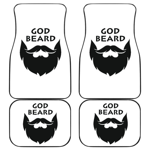 God Beard and Have Fun Car Floor Mats