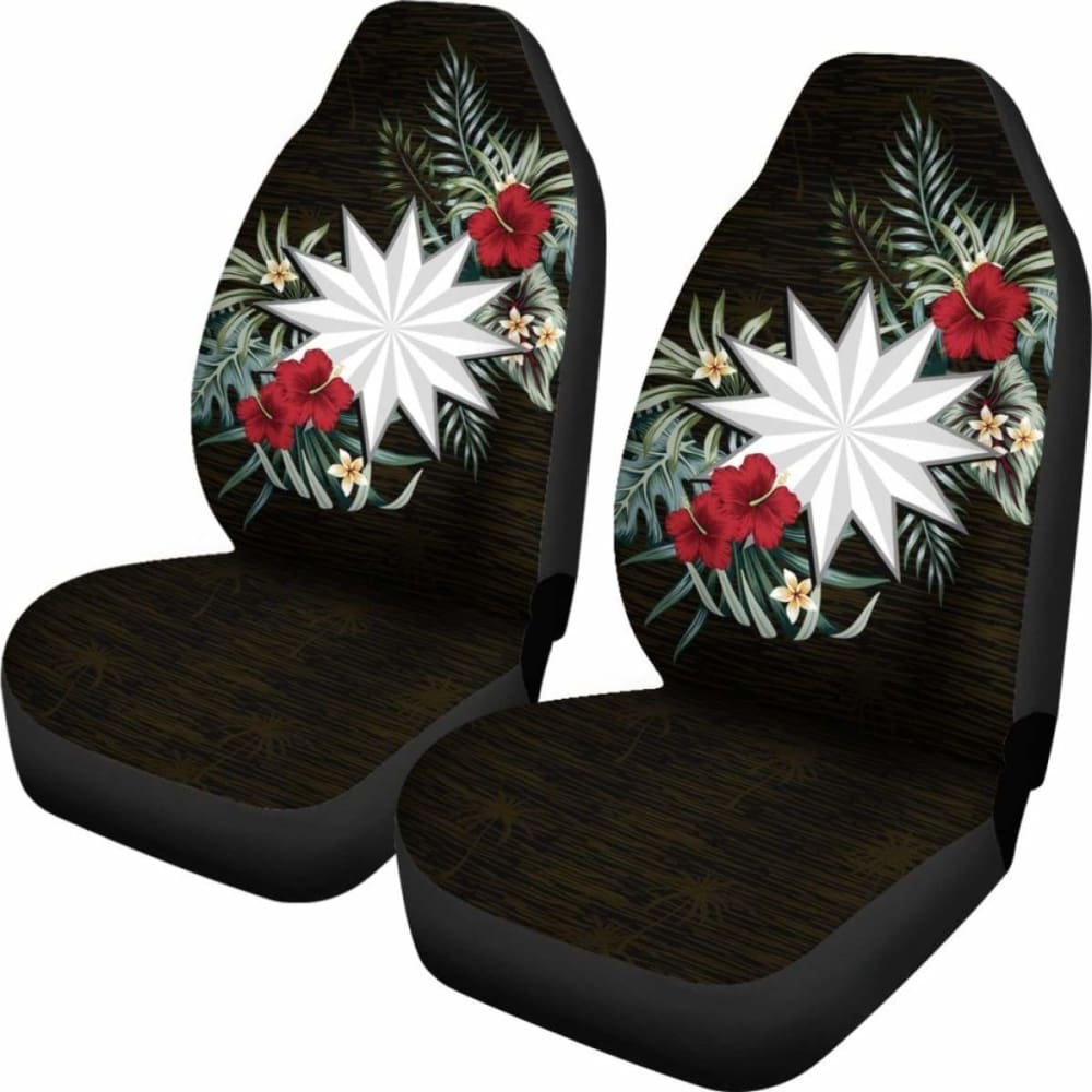 Nauru Hibiscus Car Seat Covers
