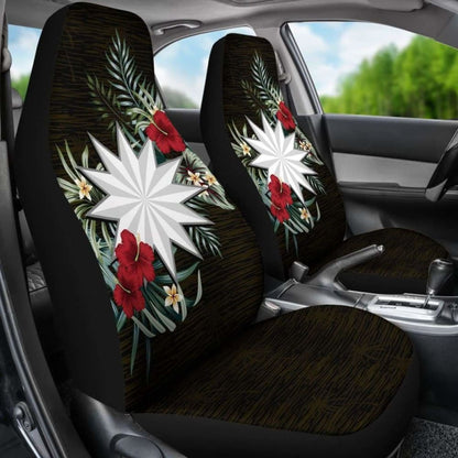 Nauru Hibiscus Car Seat Covers