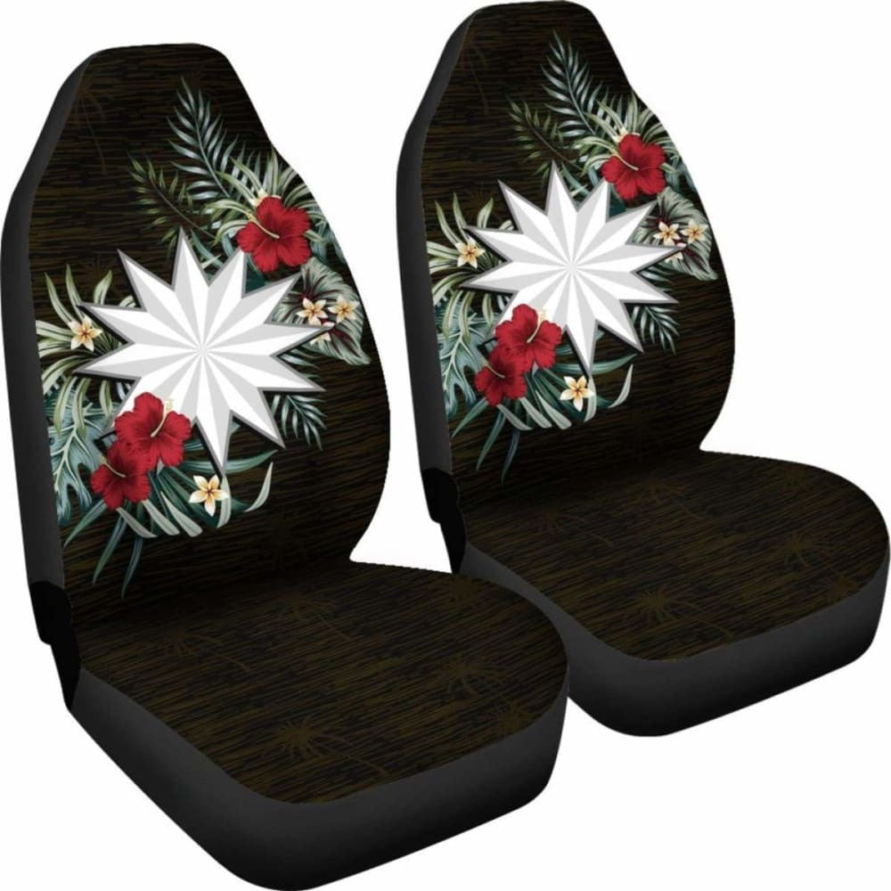 Nauru Hibiscus Car Seat Covers
