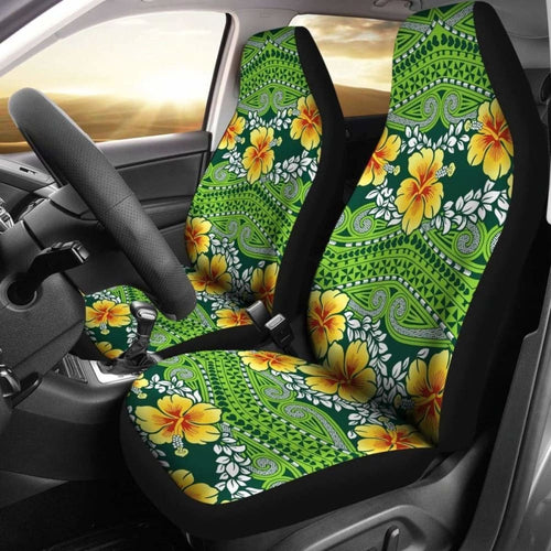 Polynesian Car Seat Covers - Polynesian Hibiscus Patterns - Bn