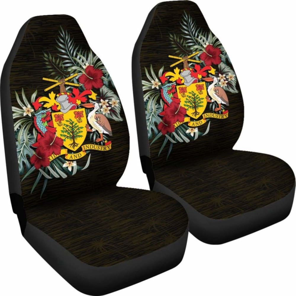 Barbados Hibiscus Car Seat Covers