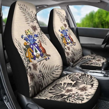 Norfolk Island Car Seat Covers The Beige Hibiscus (Set Of Two)