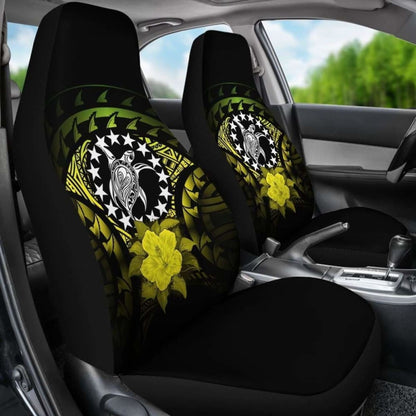 Cook Islands Car Seat Cover Hibiscus