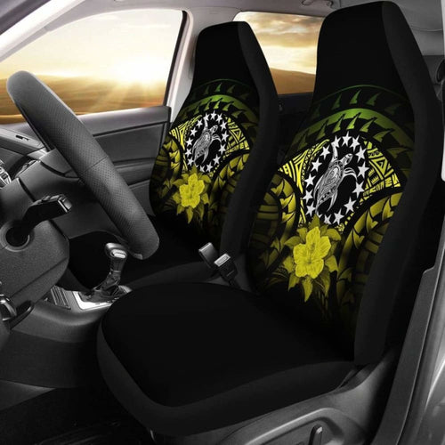 Cook Islands Car Seat Cover Hibiscus