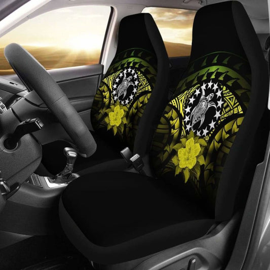 Cook Islands Car Seat Cover Hibiscus