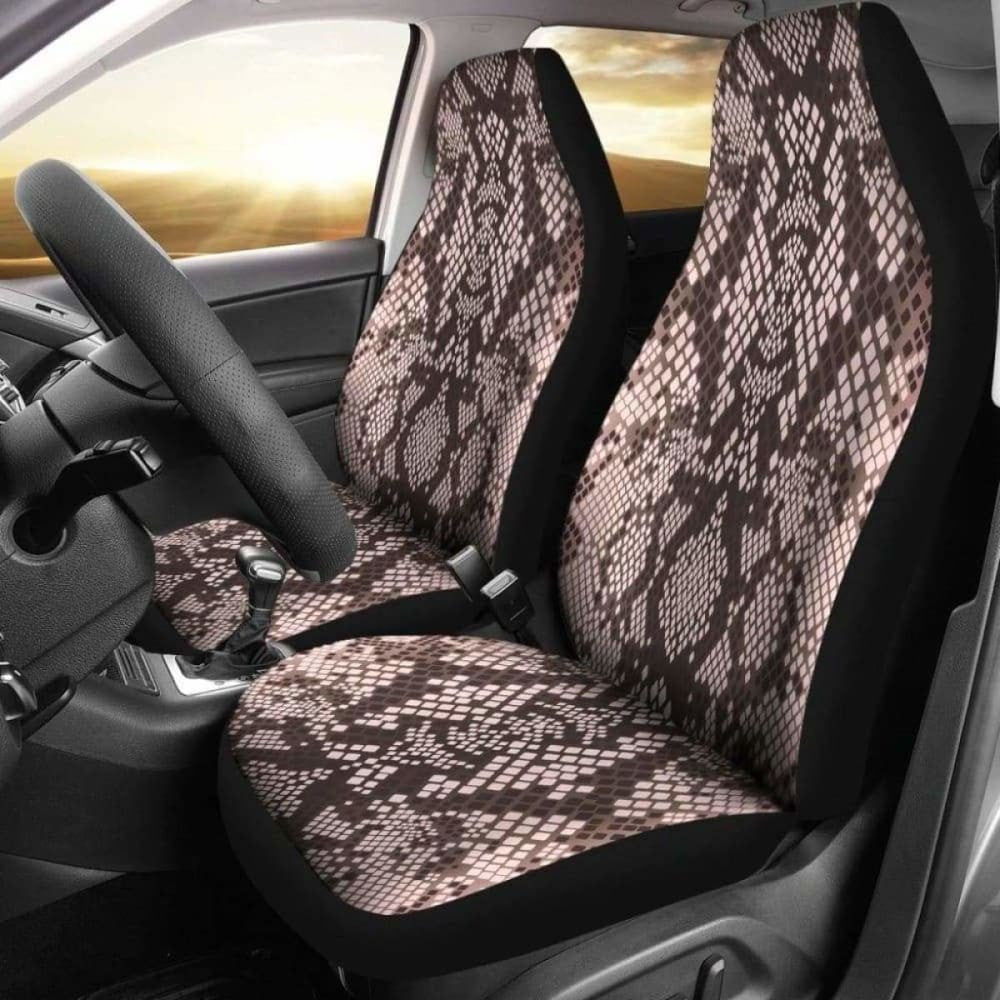 Snake Skin Print Car Seat Covers