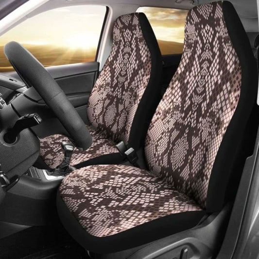 Snake Skin Print Car Seat Covers