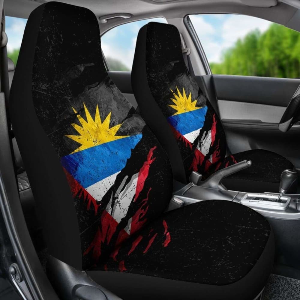 Antigua & Barbuda In Me Car Seat Covers - Special Grunge Style