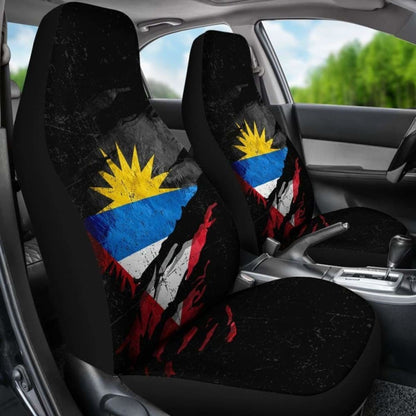 Antigua & Barbuda In Me Car Seat Covers - Special Grunge Style