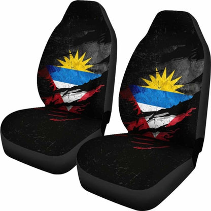 Antigua & Barbuda In Me Car Seat Covers - Special Grunge Style