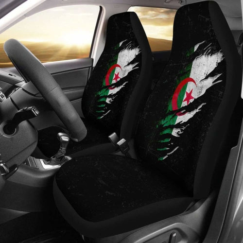 Algeria In Me Car Seat Covers - Special Grunge Style (Set Of Two)