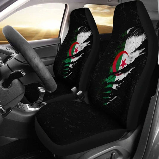 Algeria In Me Car Seat Covers - Special Grunge Style (Set Of Two)