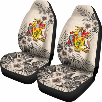 Barbados Car Seat Covers The Beige Hibiscus (Set Of Two)