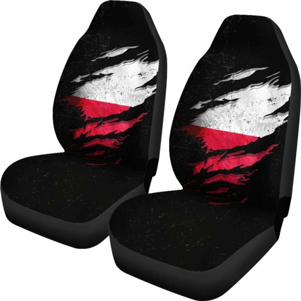 Poland In Me Car Seat Covers - Special Grunge Style