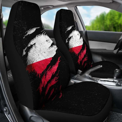 Poland In Me Car Seat Covers - Special Grunge Style