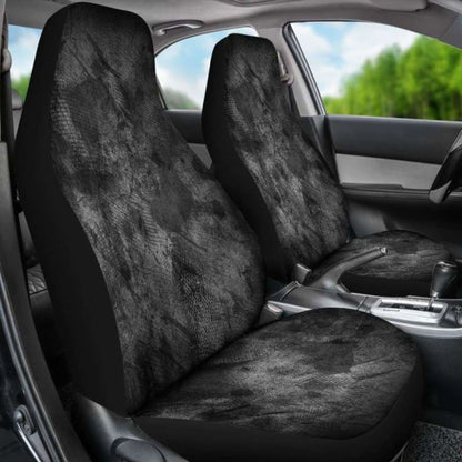 Black Grunge Car Seat Covers