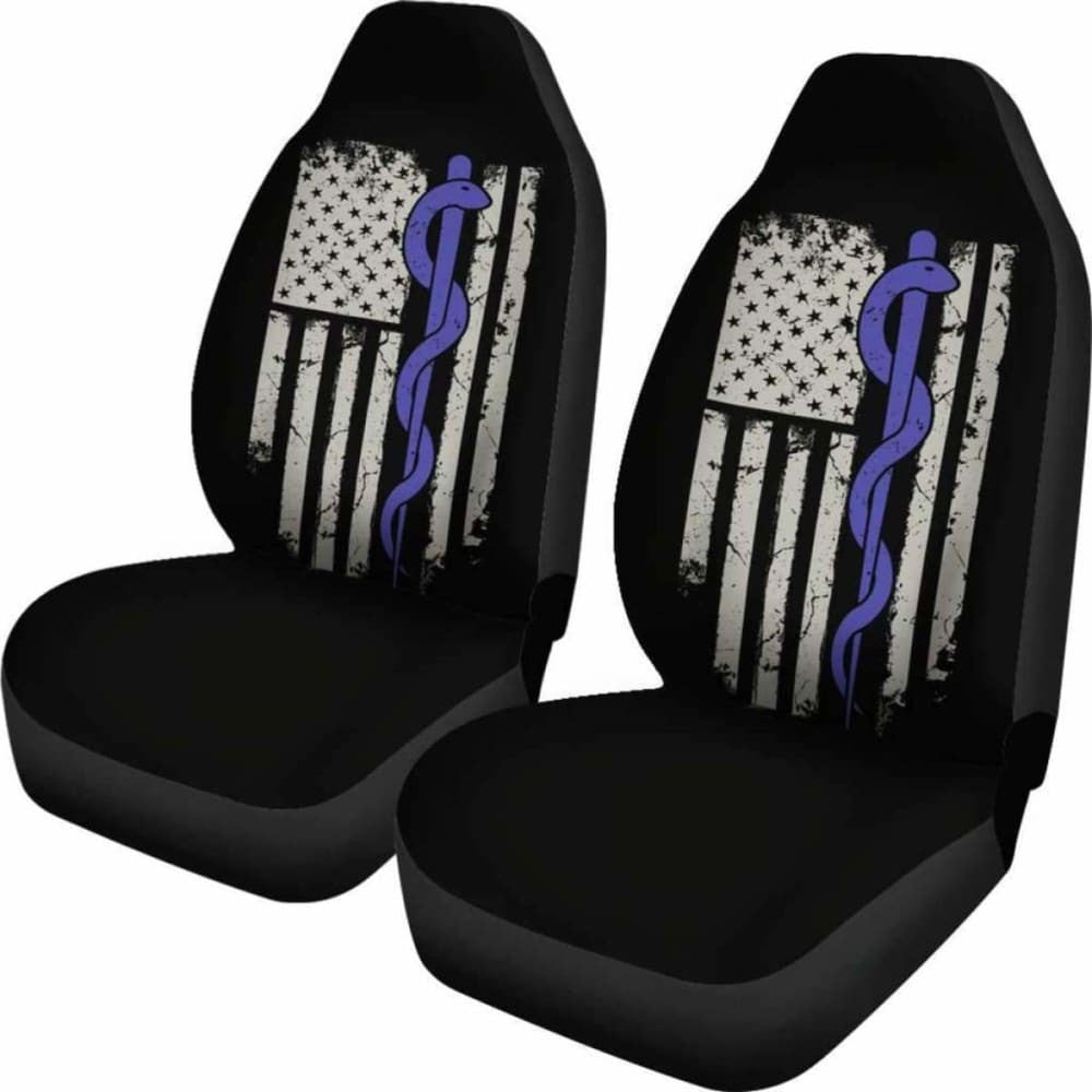 Snake Staff Flag Car Seat Covers Amazing Gift Ideas