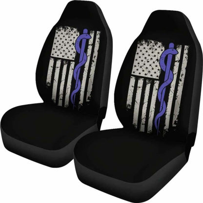 Snake Staff Flag Car Seat Covers Amazing Gift Ideas