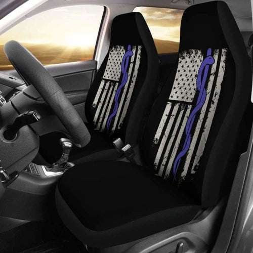 Snake Staff Flag Car Seat Covers Amazing Gift Ideas