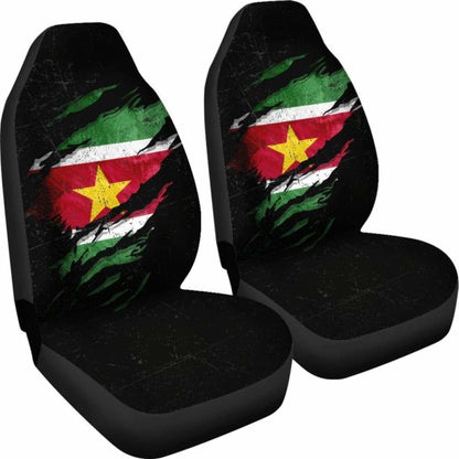 Suriname In Me Car Seat Covers - Special Grunge Style