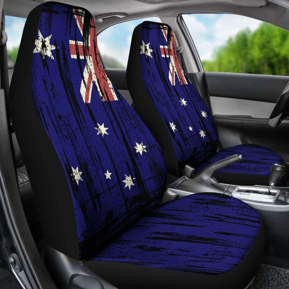 Australia Grunge Flag Car Seat Cover