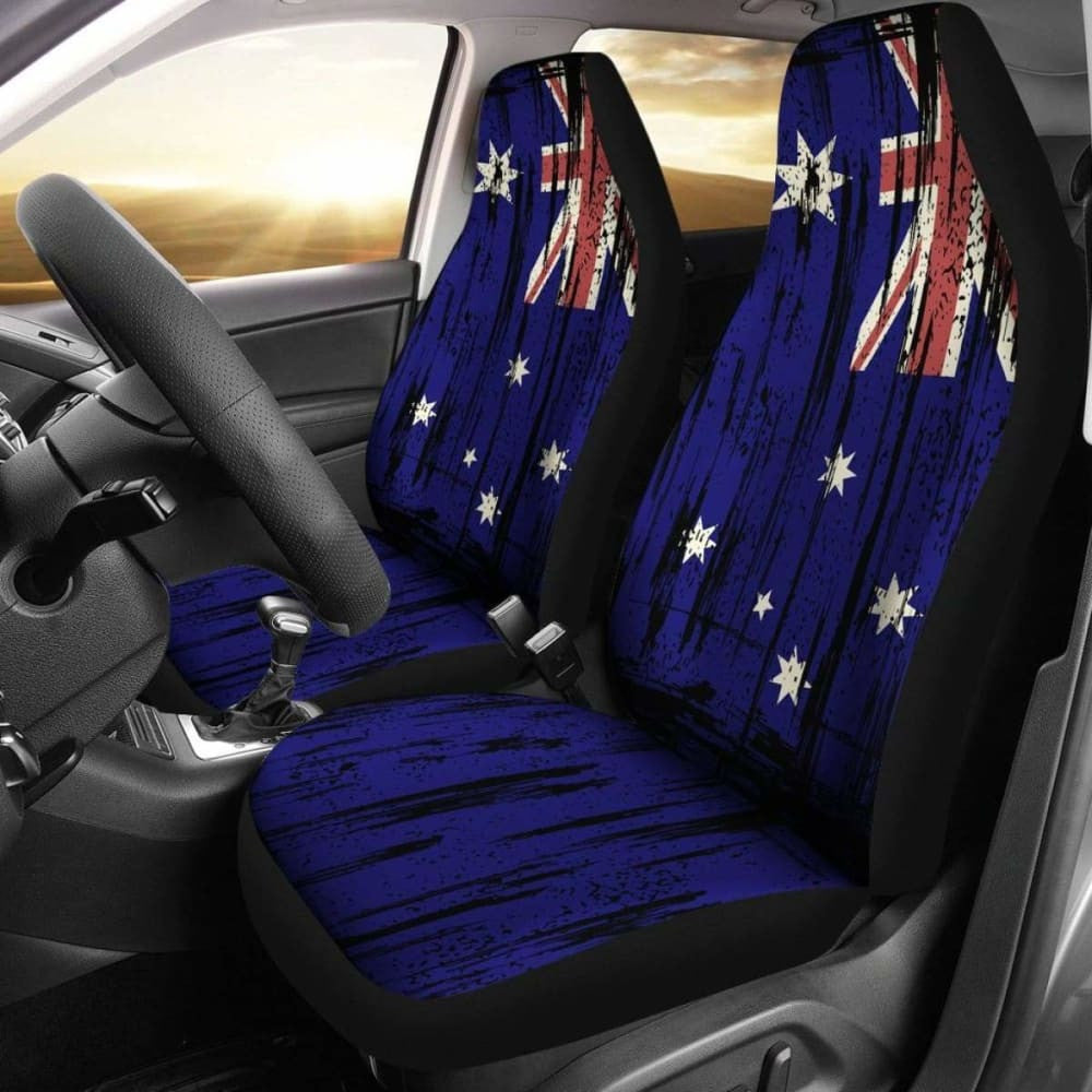 Australia Grunge Flag Car Seat Cover