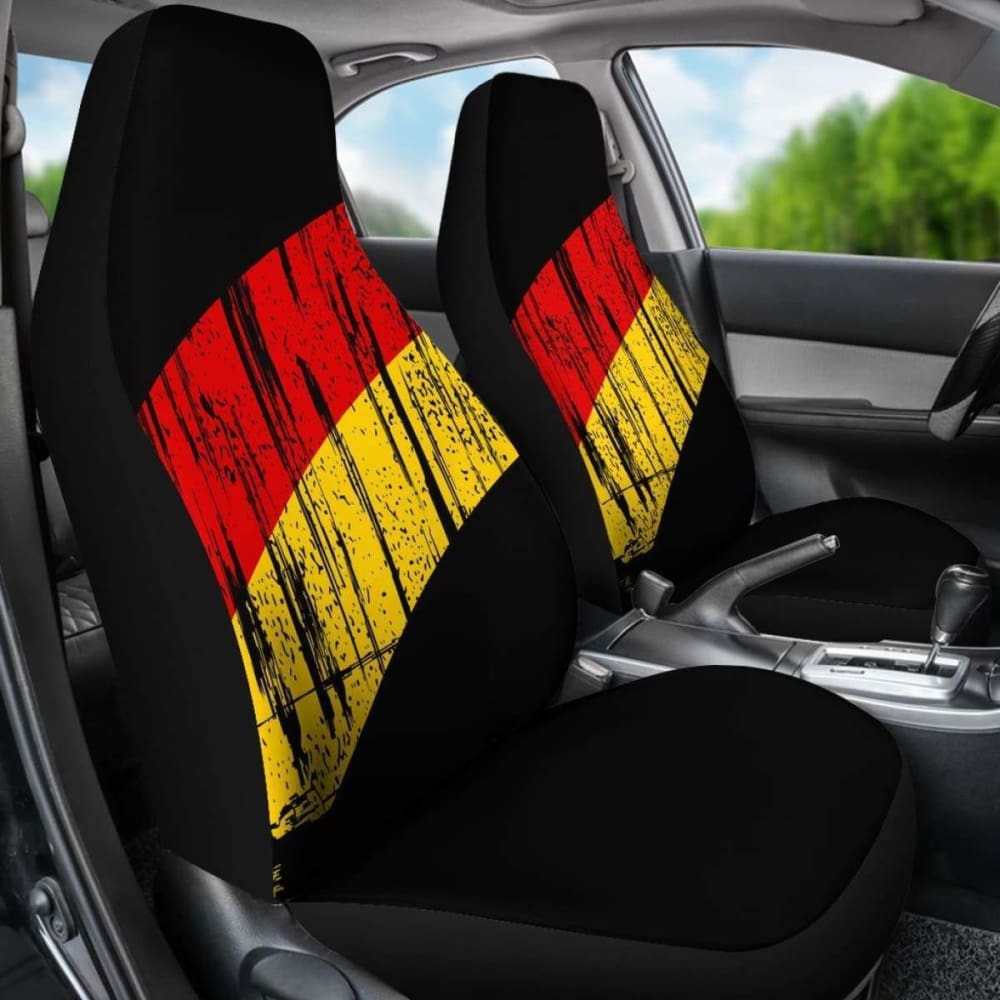 Germany Grunge Flag Car Seat Cover