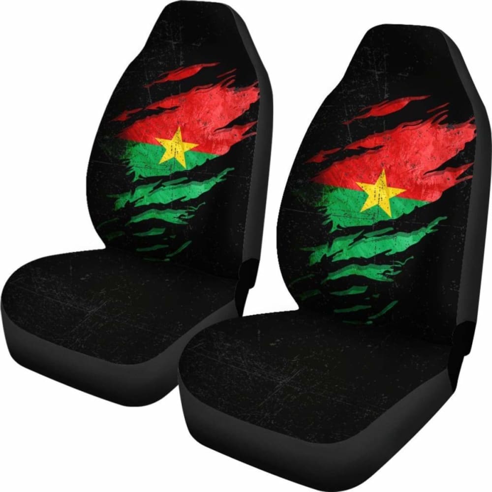 Burkina Faso In Me Car Seat Covers - Special Grunge Style