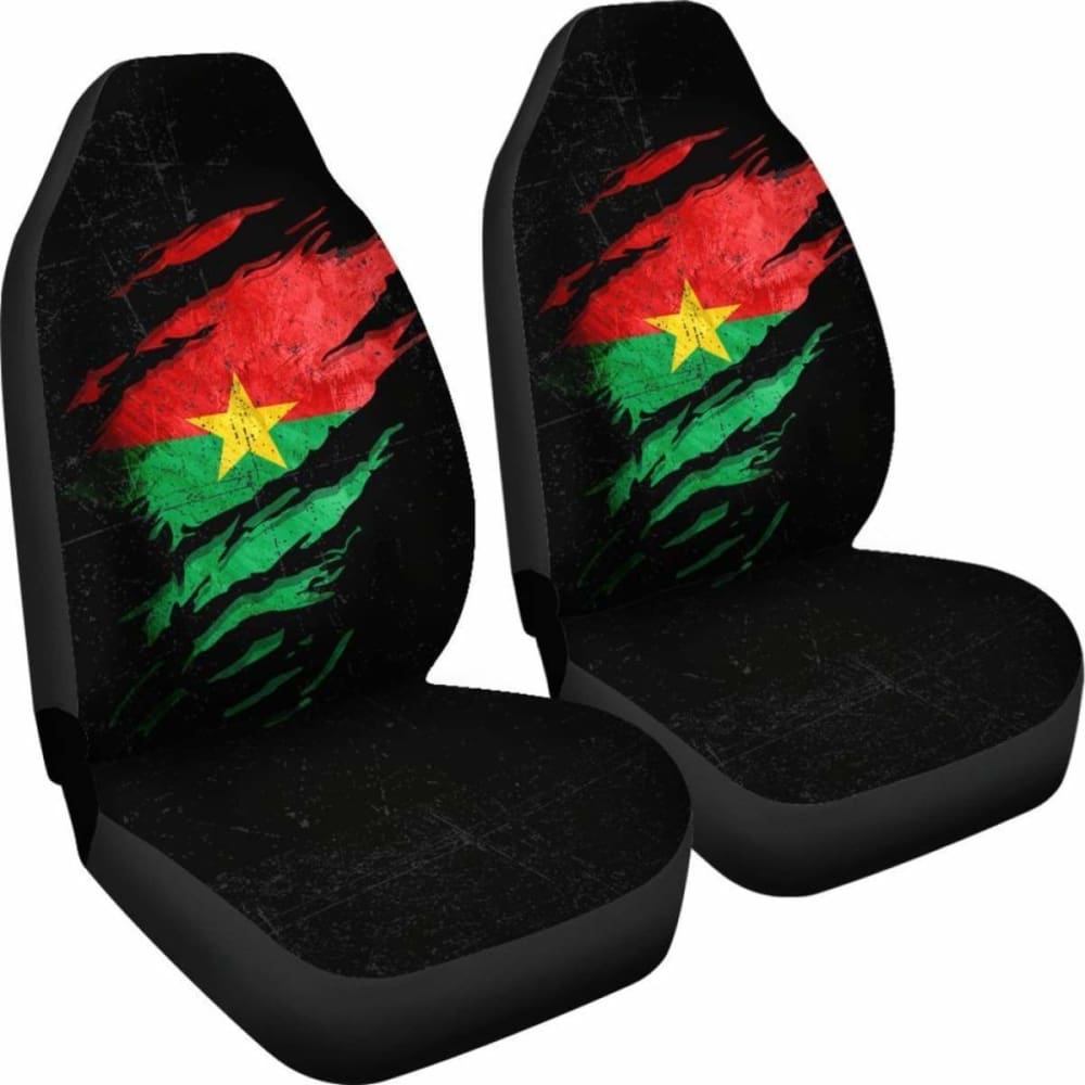 Burkina Faso In Me Car Seat Covers - Special Grunge Style