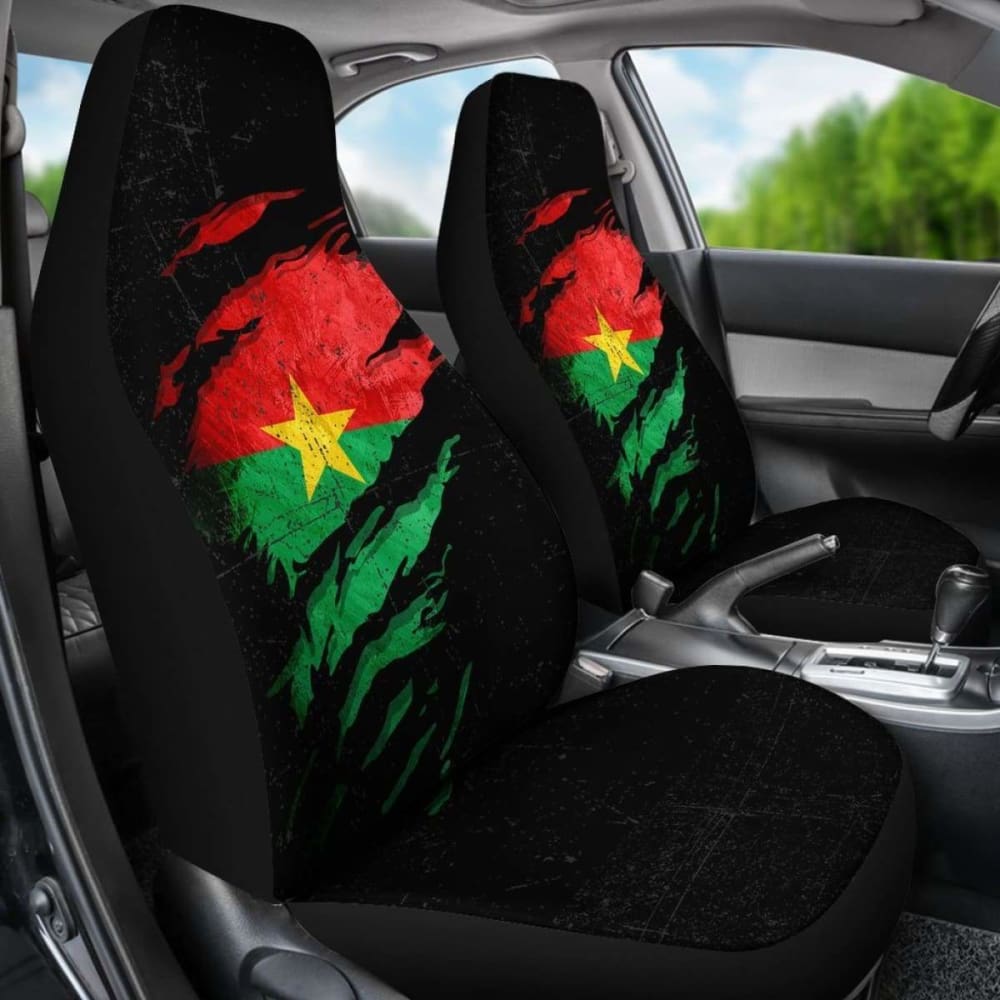 Burkina Faso In Me Car Seat Covers - Special Grunge Style