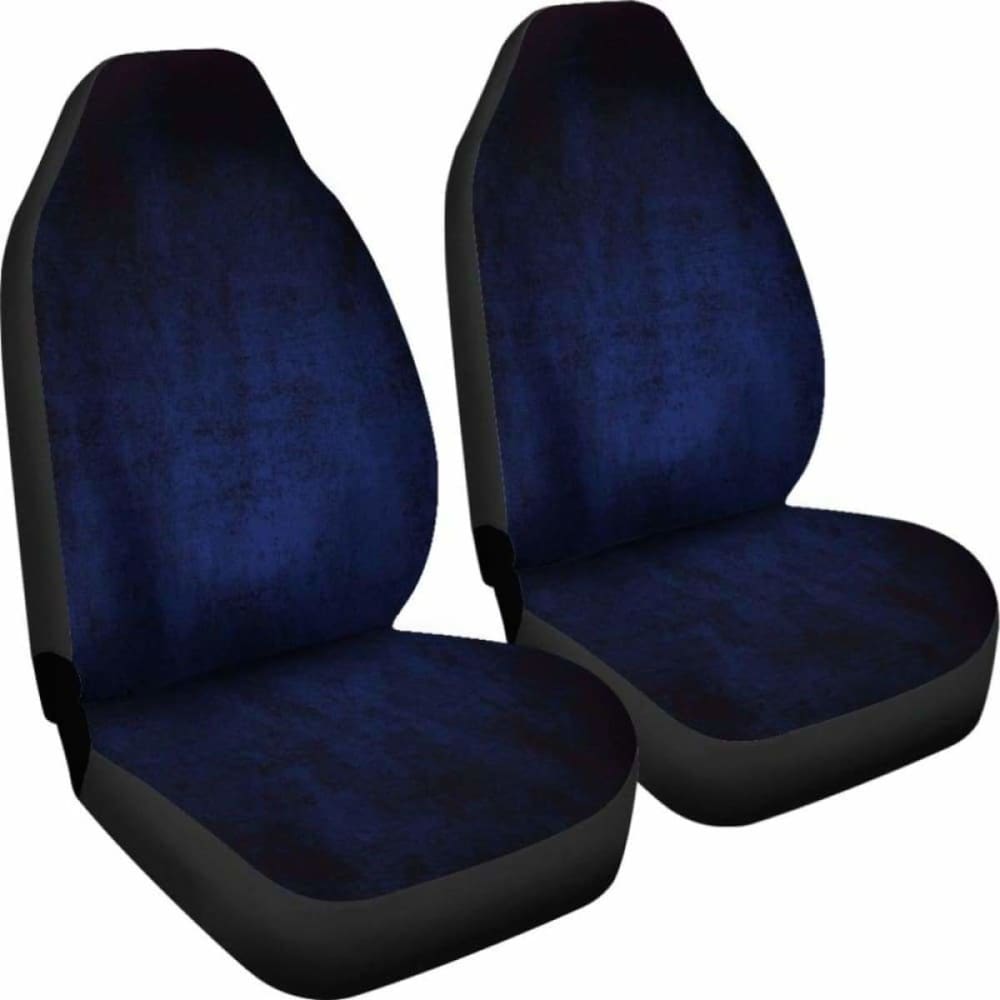 Navy Blue Grunge Car Seat Covers