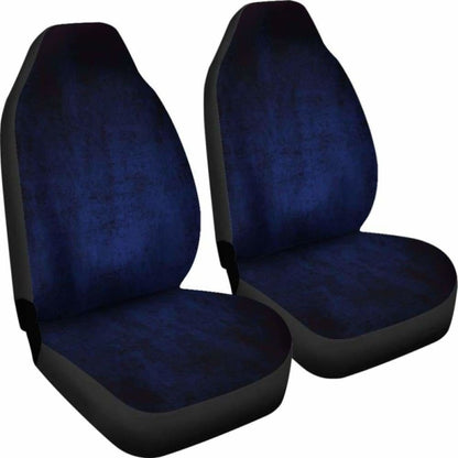 Navy Blue Grunge Car Seat Covers