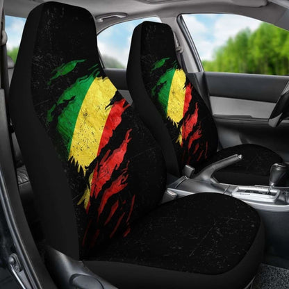 Republic Of The Congo In Me Car Seat Covers - Special Grunge Style
