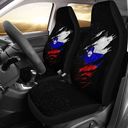 Slovenia In Me Car Seat Covers - Special Grunge Style