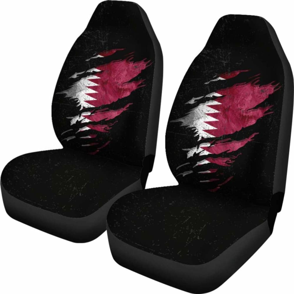 Qatar In Me Car Seat Covers - Special Grunge Style